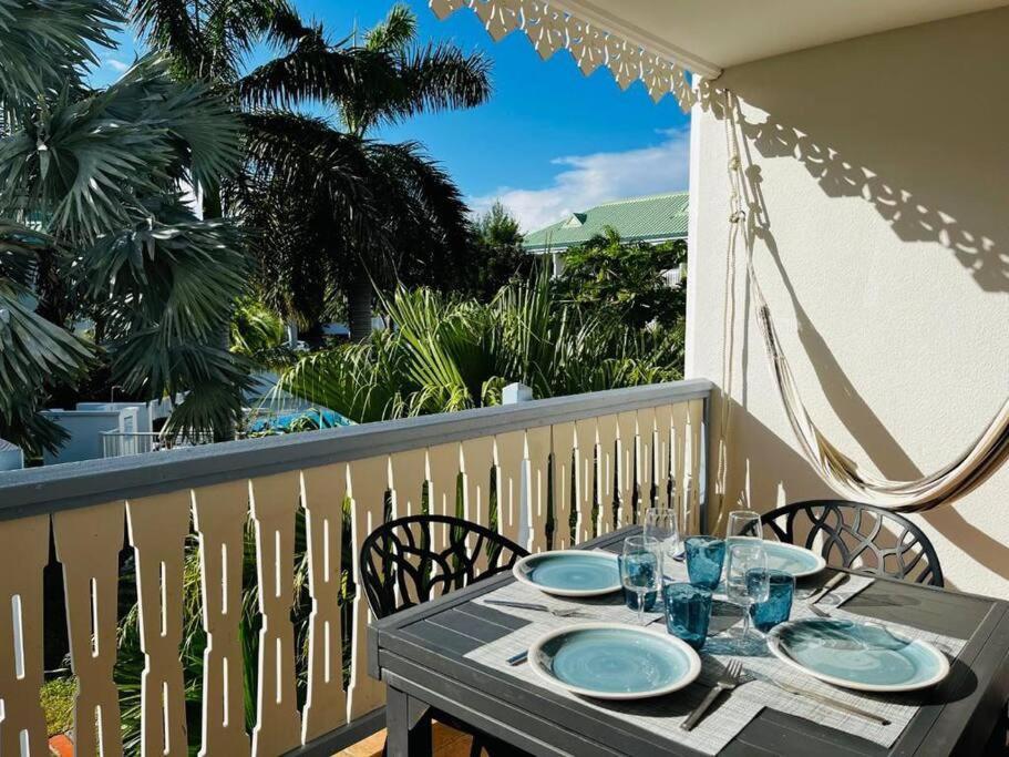 Le Palmier Bleu, Cocon Tropical, Plage & Piscine Anse Marcel Exterior foto